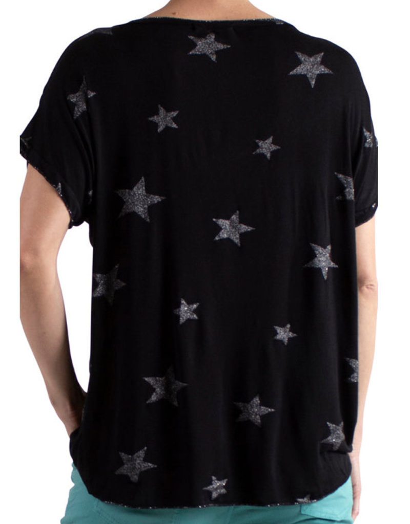 Gigi Moda Star T-Shirt (Black) O/S