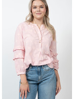 Ivy Jane Eyelet Popover Shirt (Pink)