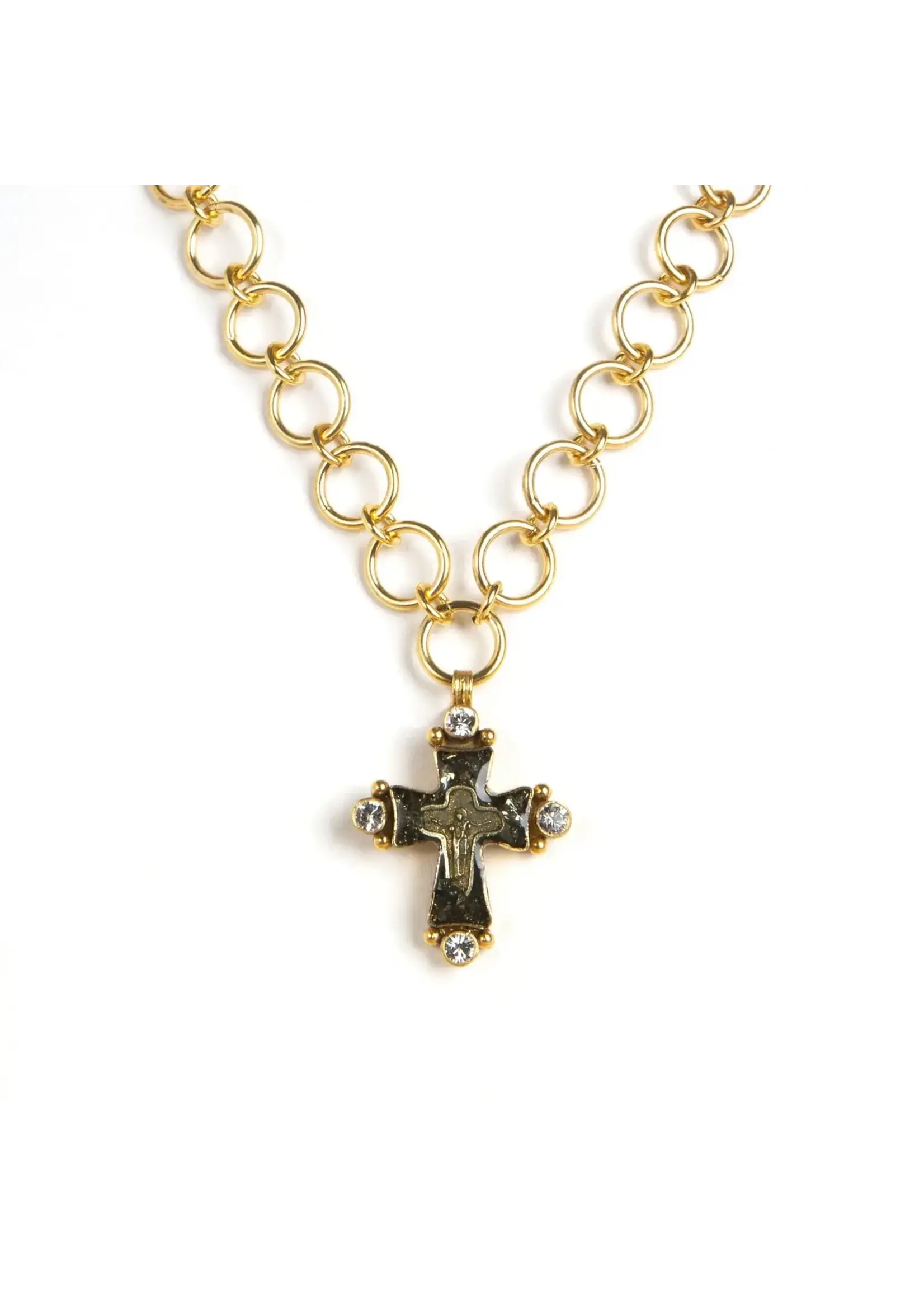 VSA Designs Betty Necklace w/Maria Cross