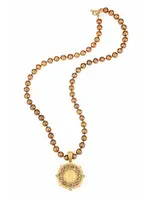 FRENCH KANDE The Genevive Necklace – Gold Pearl