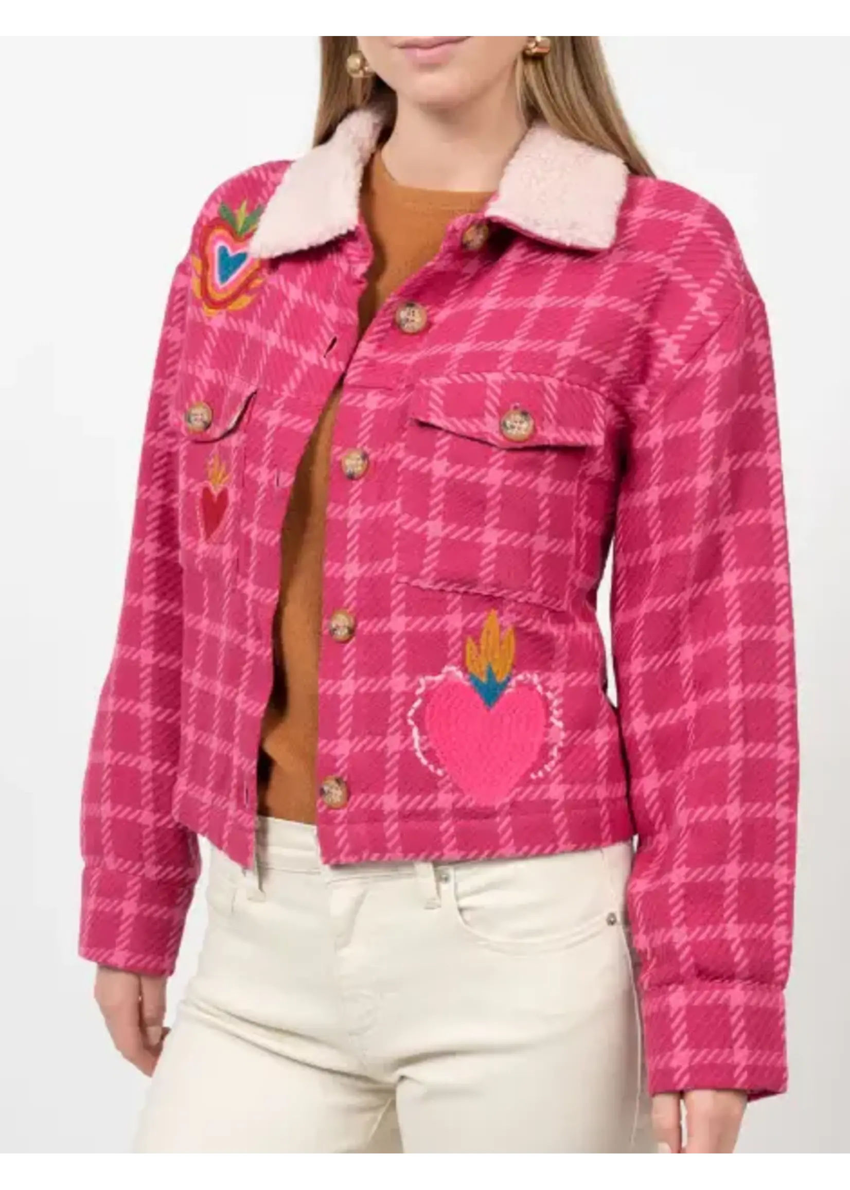 Ivy Jane Flaming Heart Jacket (Pink)