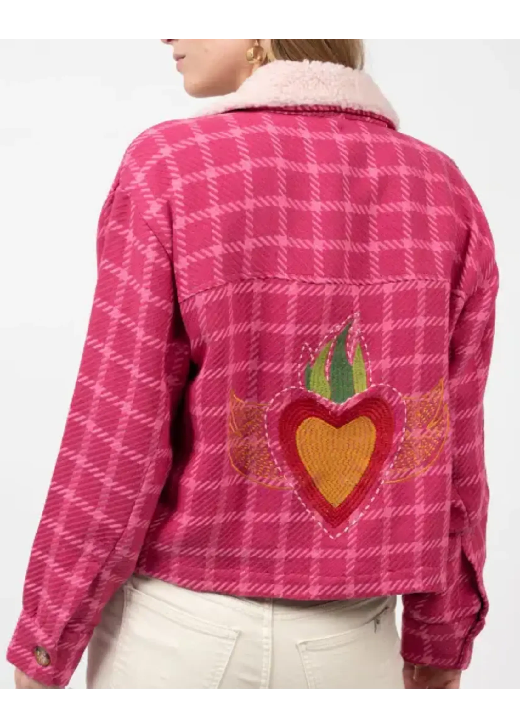 Ivy Jane Flaming Heart Jacket (Pink)