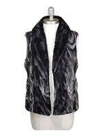 Pandemonium Long Vest (Black/Marble in Black Dune)