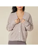 Softies Solid Marshmallow Crop Cardigan (Coco)
