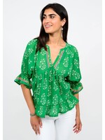 Ivy Jane Flouncy Top (Green)