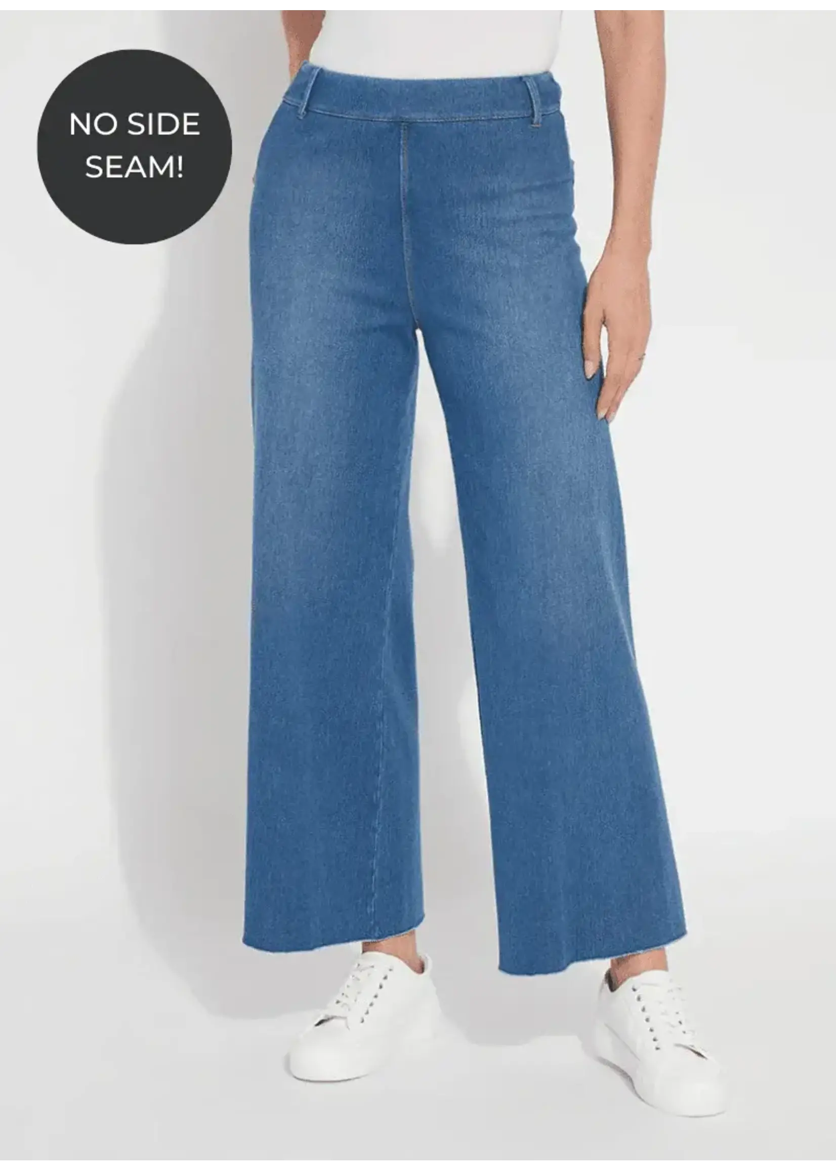 Lysse Erin Hi Waist Wide Leg (Mid Wash)