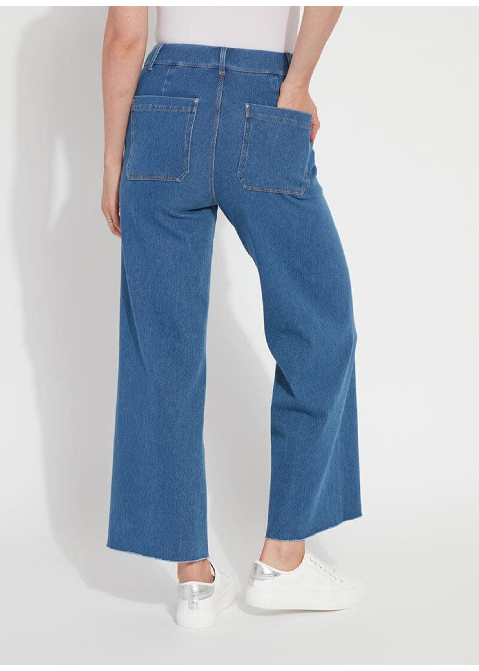 Lysse Erin Hi Waist Wide Leg (Mid Wash)