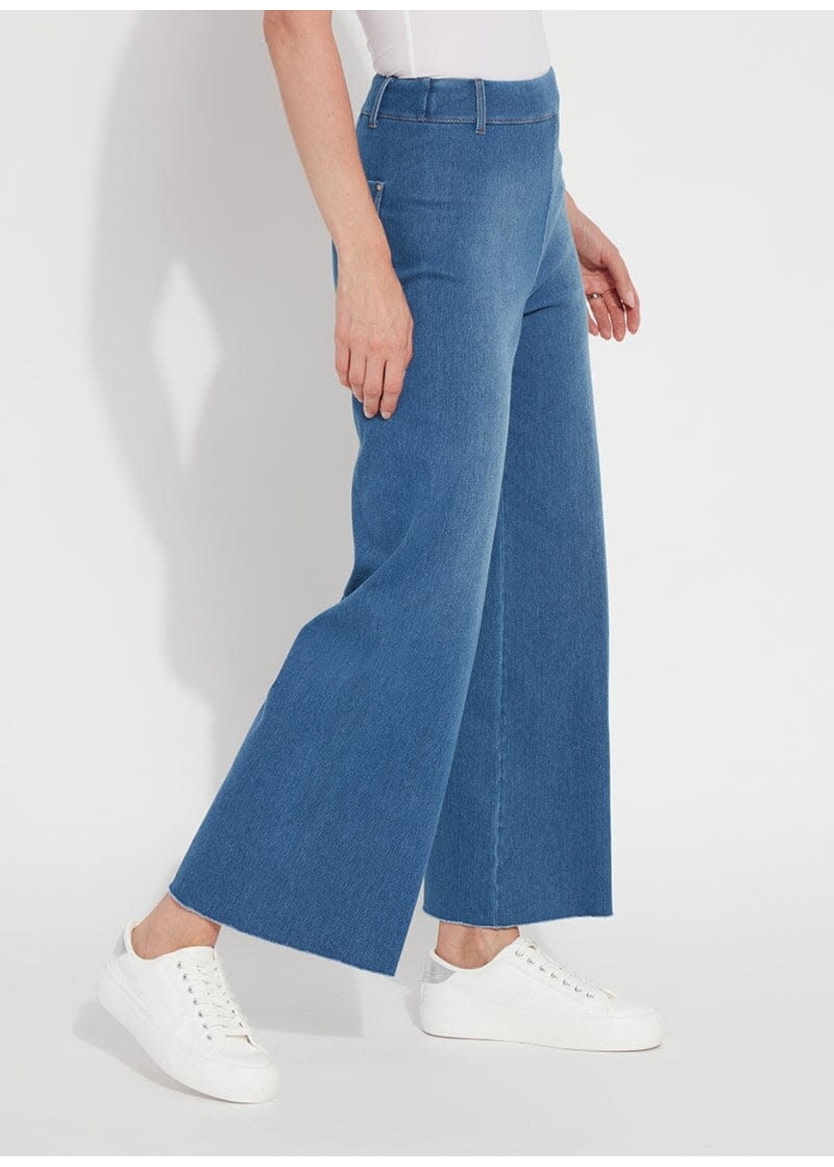 Lysse Erin Hi Waist Wide Leg (Mid Wash)