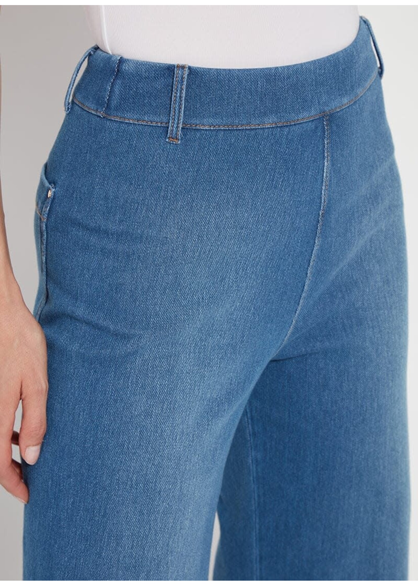 Lysse Erin Hi Waist Wide Leg (Mid Wash)