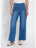 Lysse Mallory Sailor Hi Waist Wide Leg (Mid Wash)