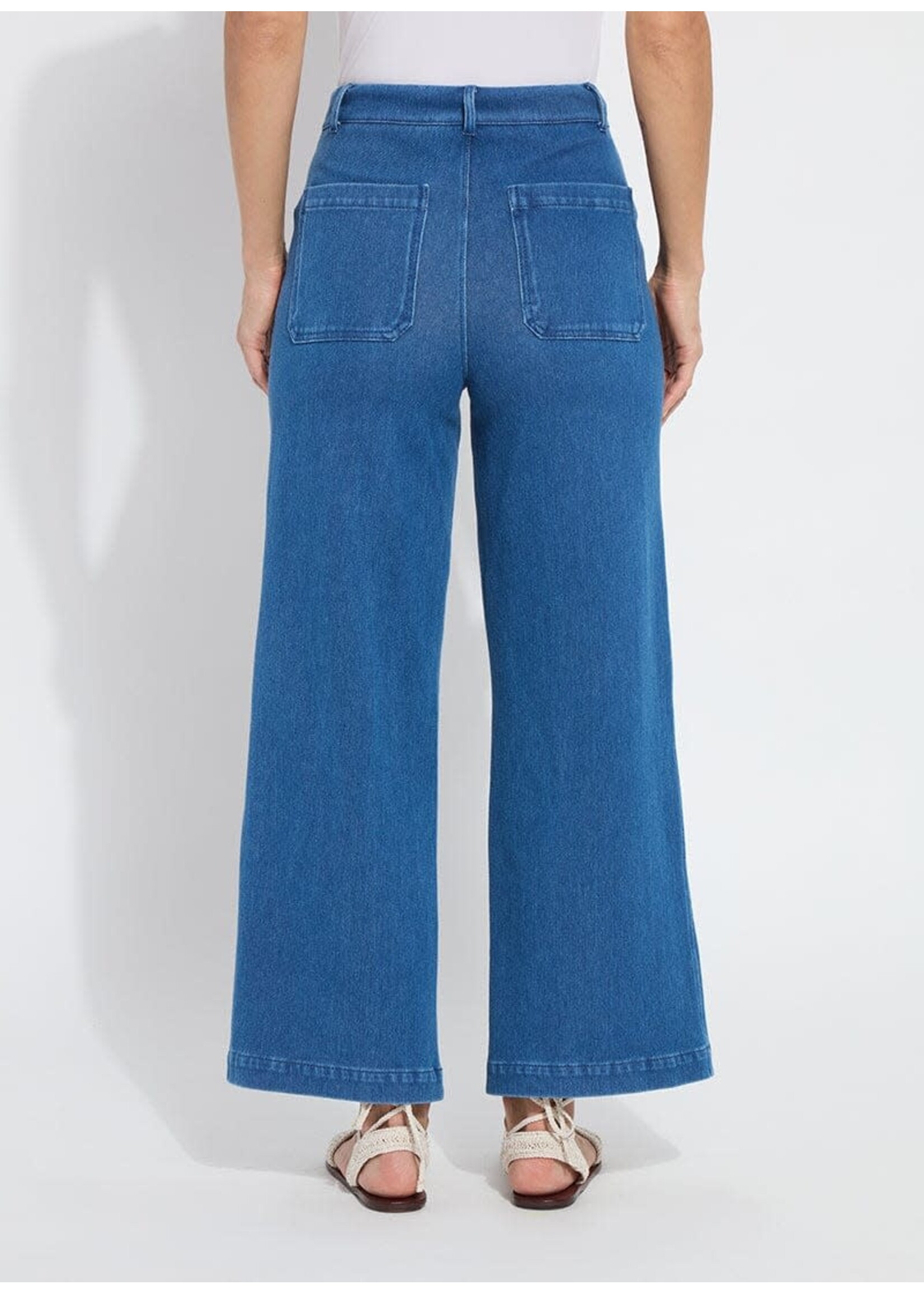 Lysse Mallory Sailor Hi Waist Wide Leg (Mid Wash)