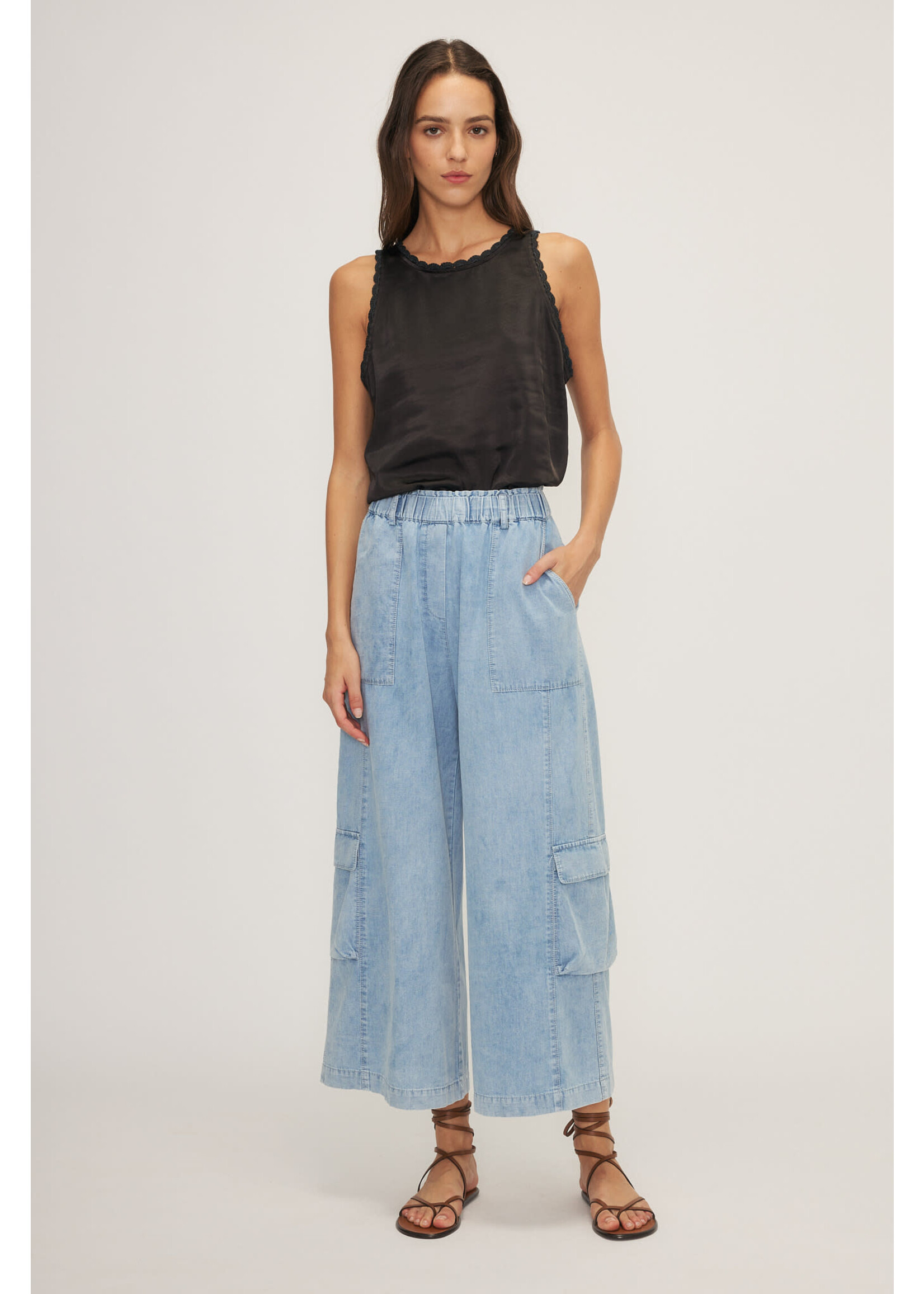 Melissa Nepton Silvestre Pant (Med Blue Denim)