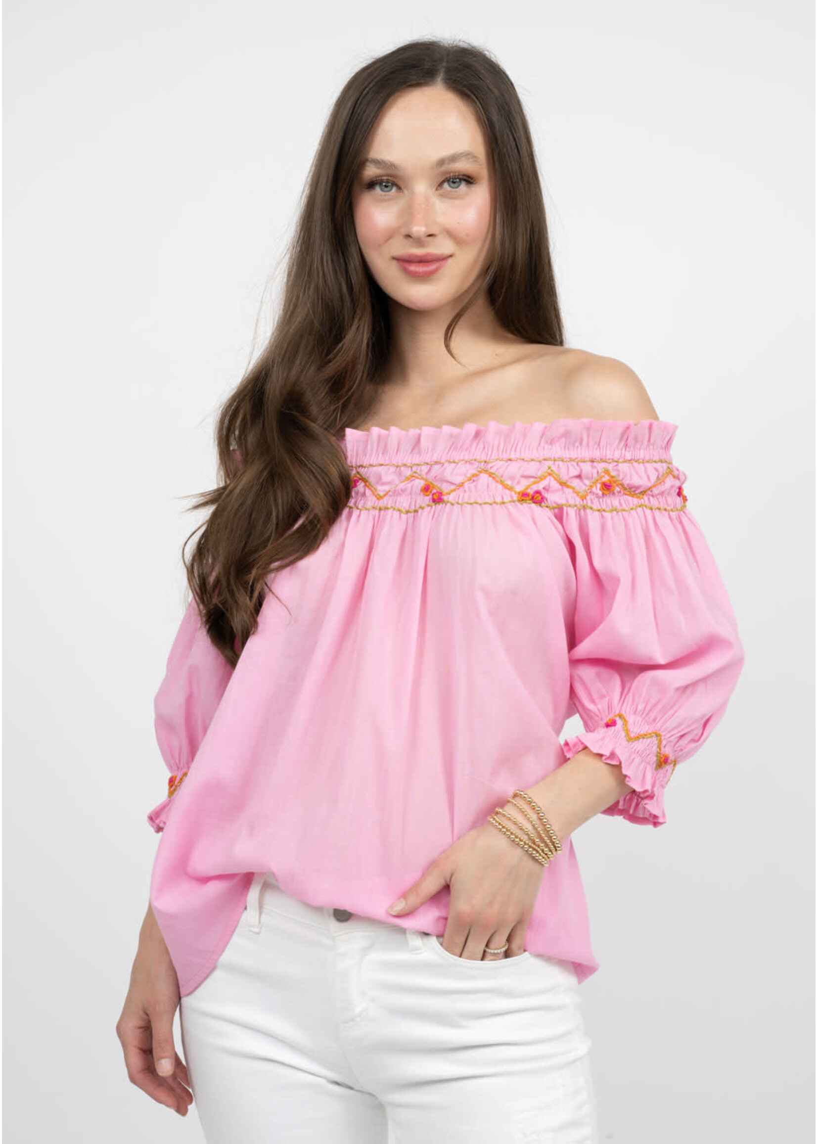 Ivy Jane Ring Around The Posies Top (Pink)