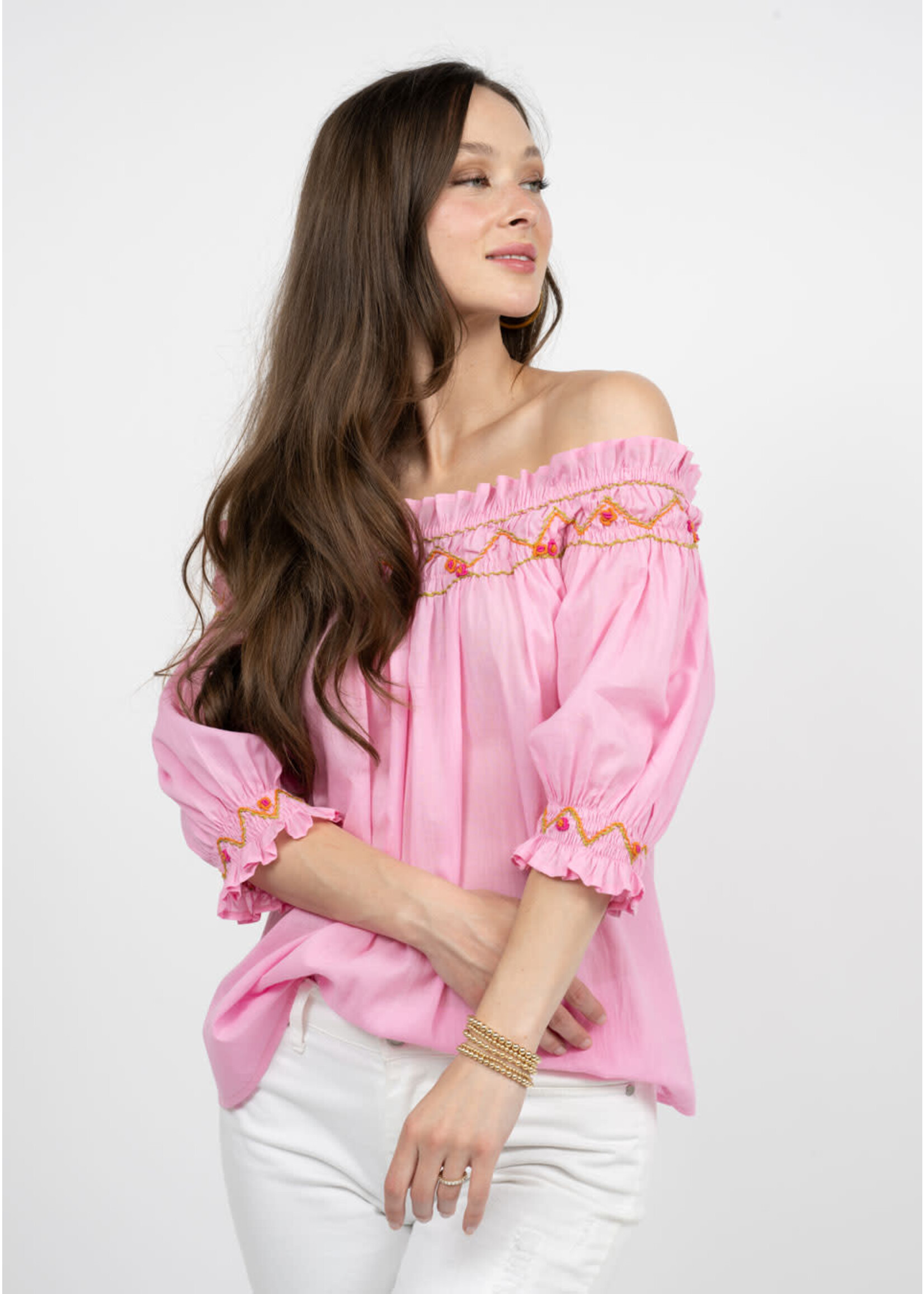 Ivy Jane Ring Around The Posies Top (Pink)