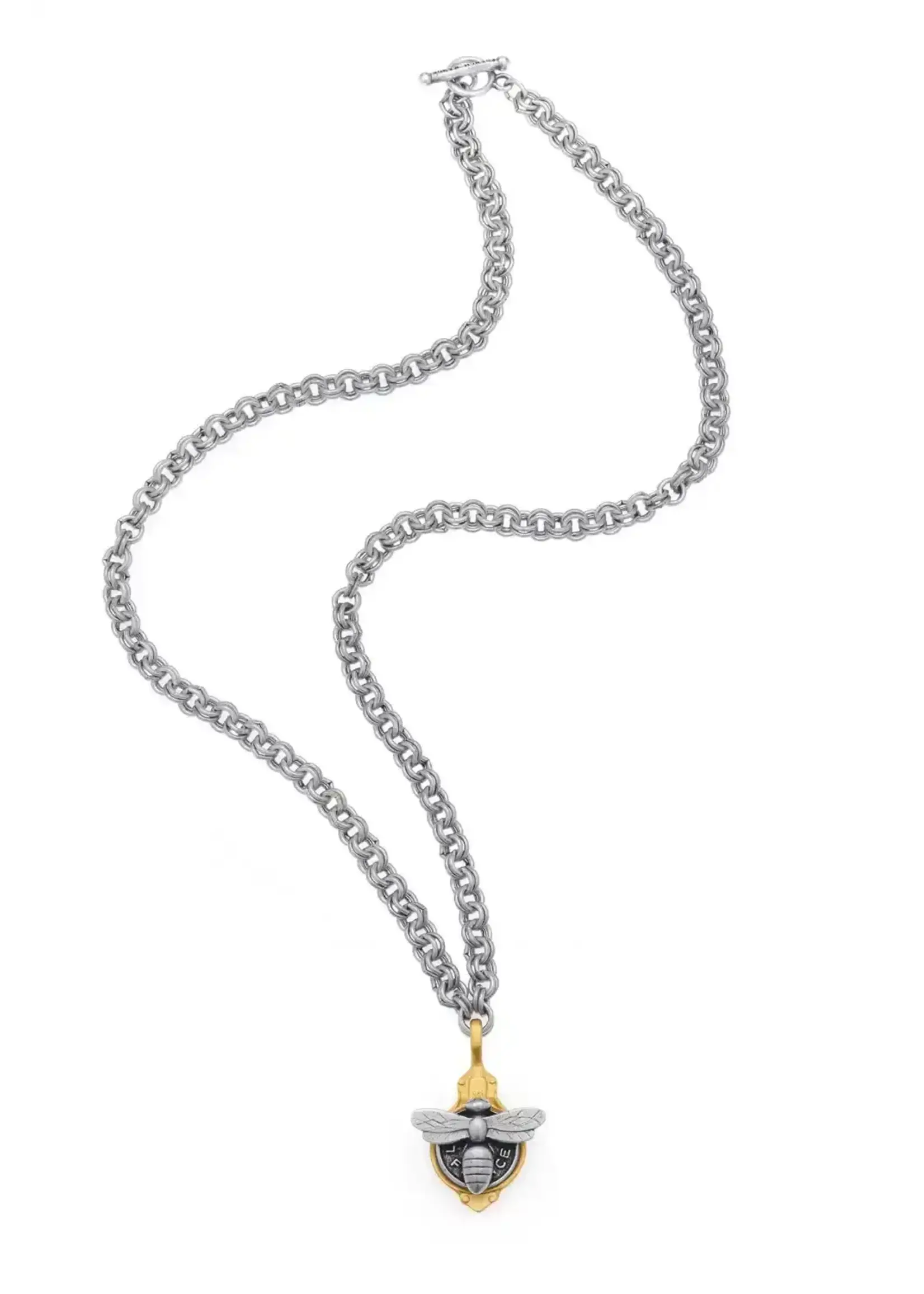 FRENCH KANDE Harriett Necklace  w/Mini Miel Medallion