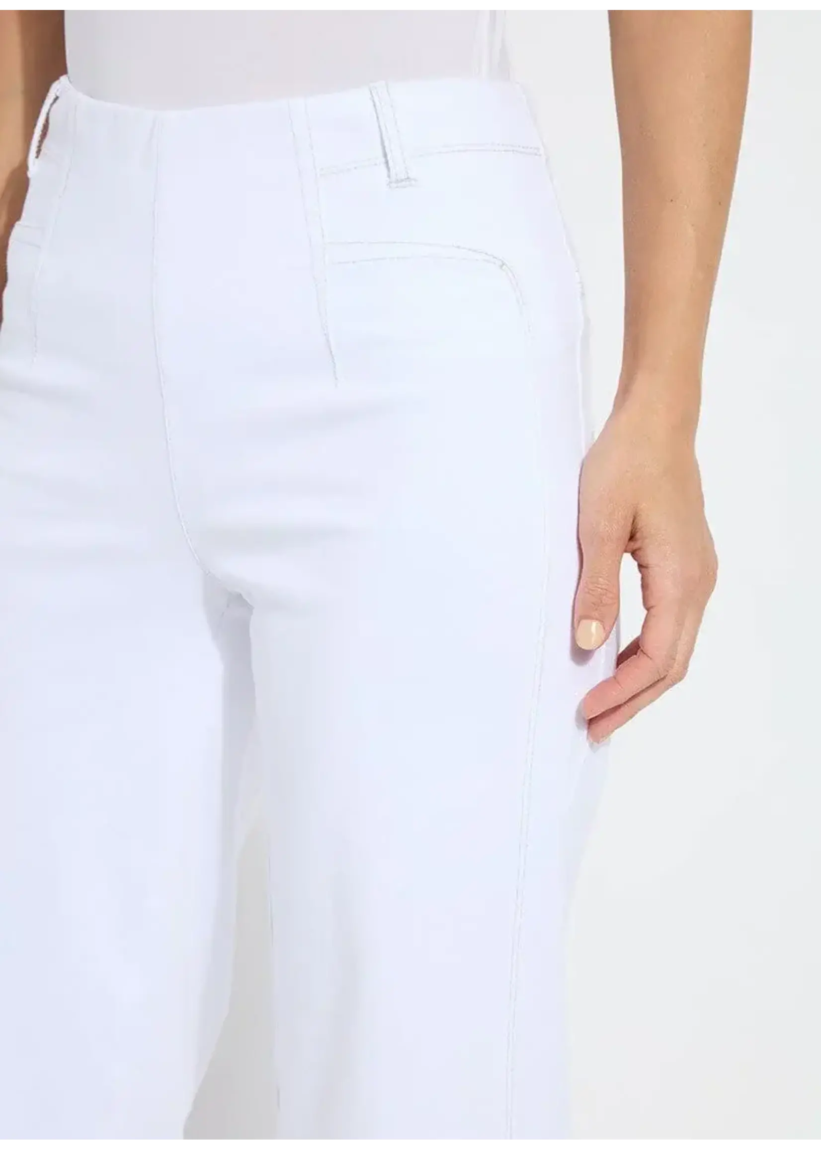 Lysse Layton Wide Leg Crop (White)