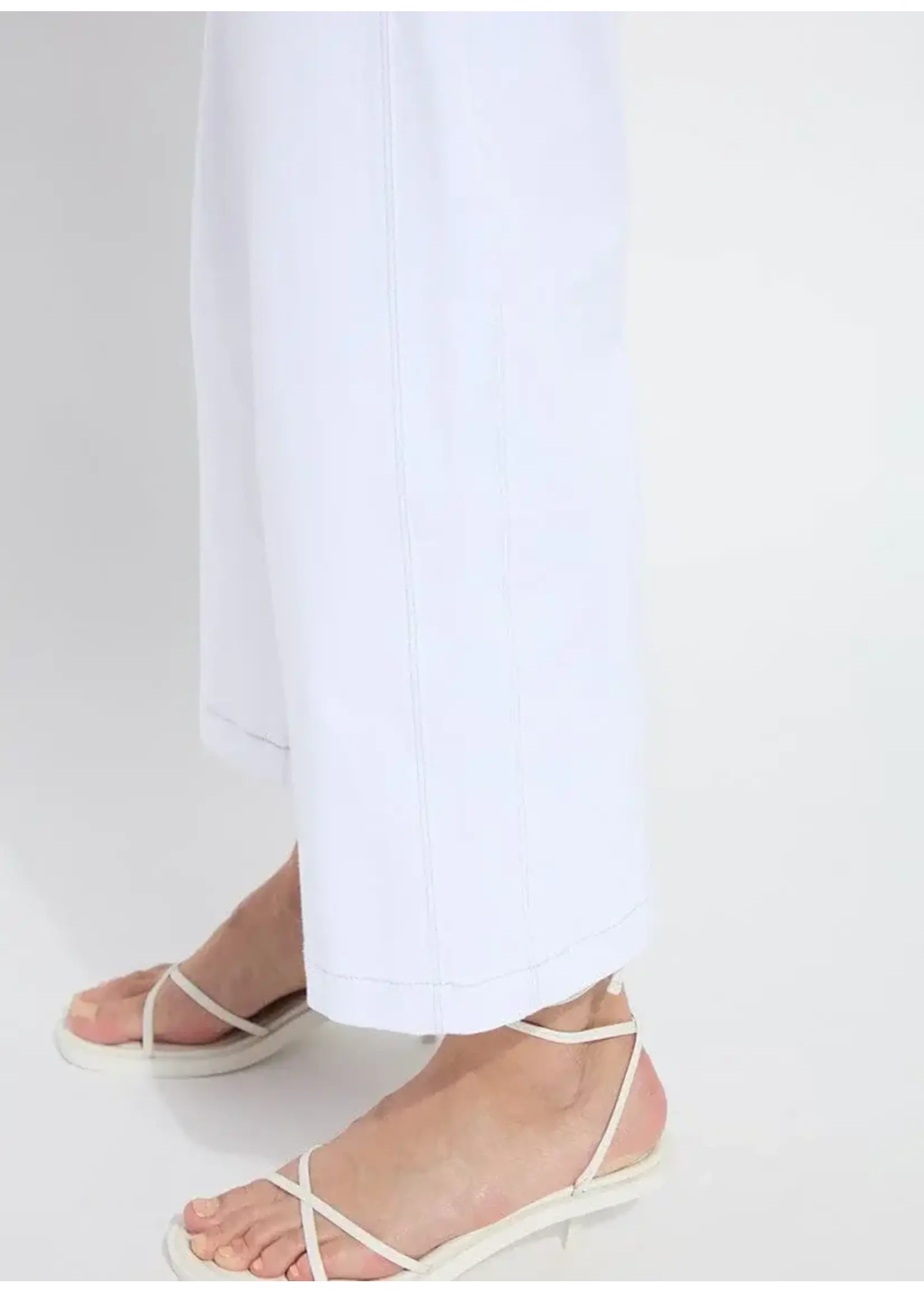 Lysse Layton Wide Leg Crop (White)