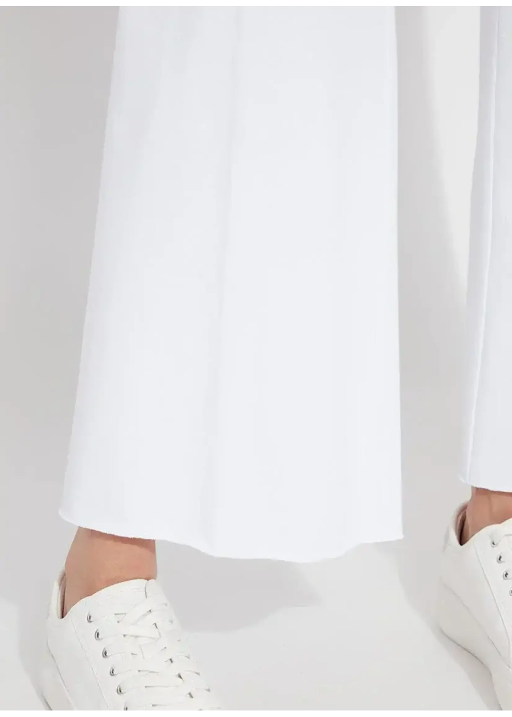 Lysse Erin Hi Waist Wide Leg Denim  (White)