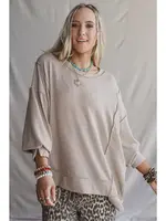 Three Bird Nest Sunset Dreamer Top (Taupe)