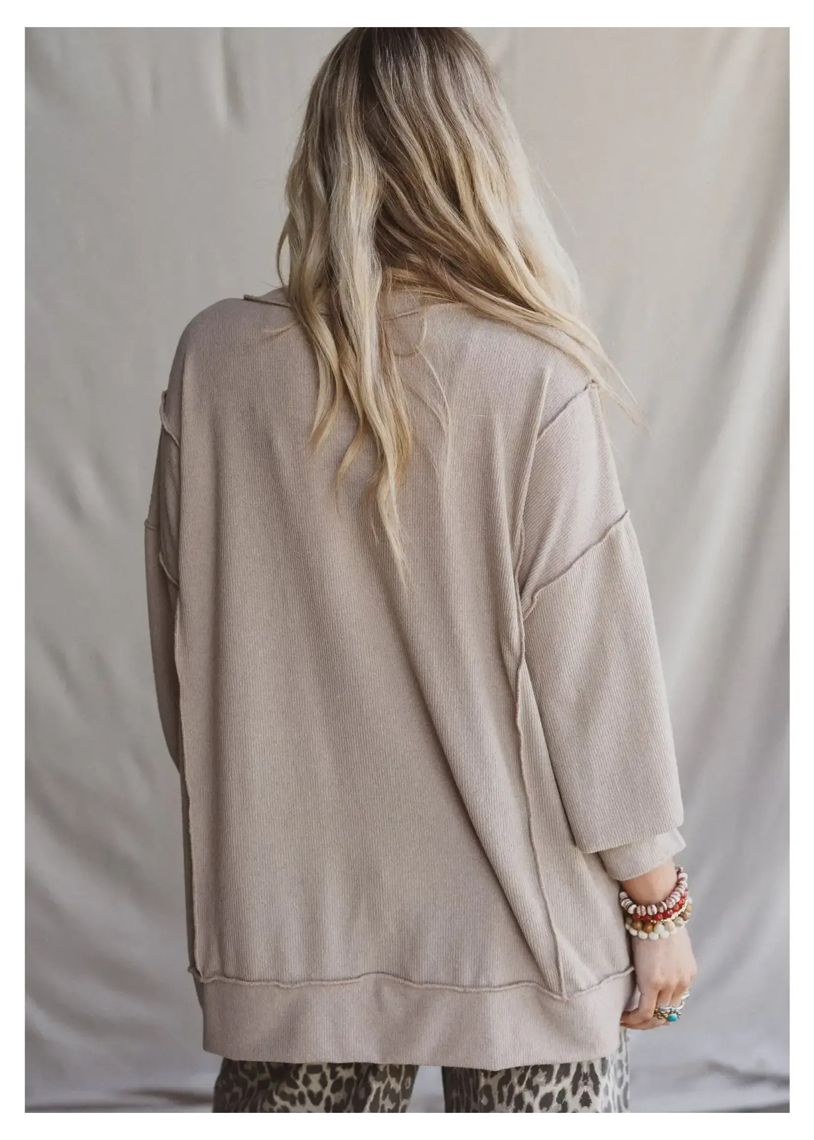 Three Bird Nest Sunset Dreamer Top (Taupe)