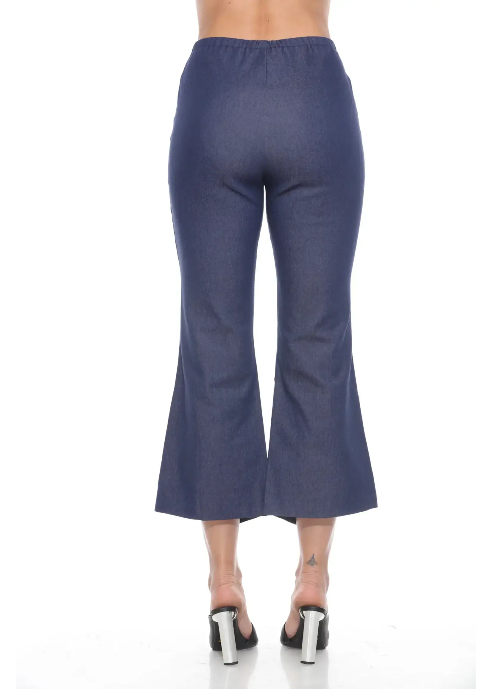 Carine Split Leg Pant (Gray)