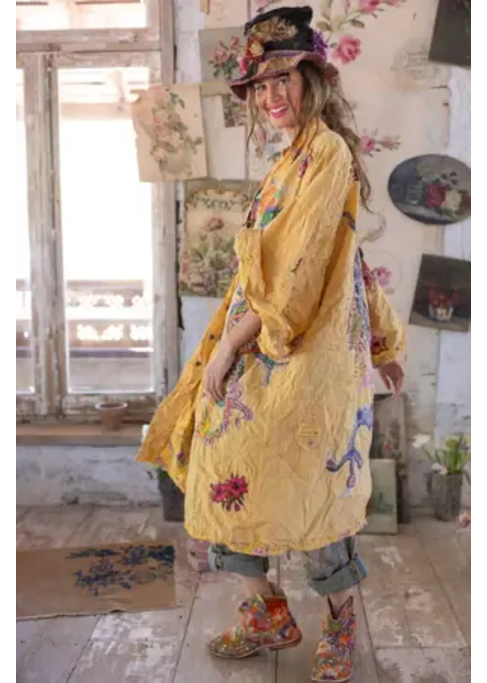 Magnolia Pearl Dragon Roamni Kimono (Self) O/S