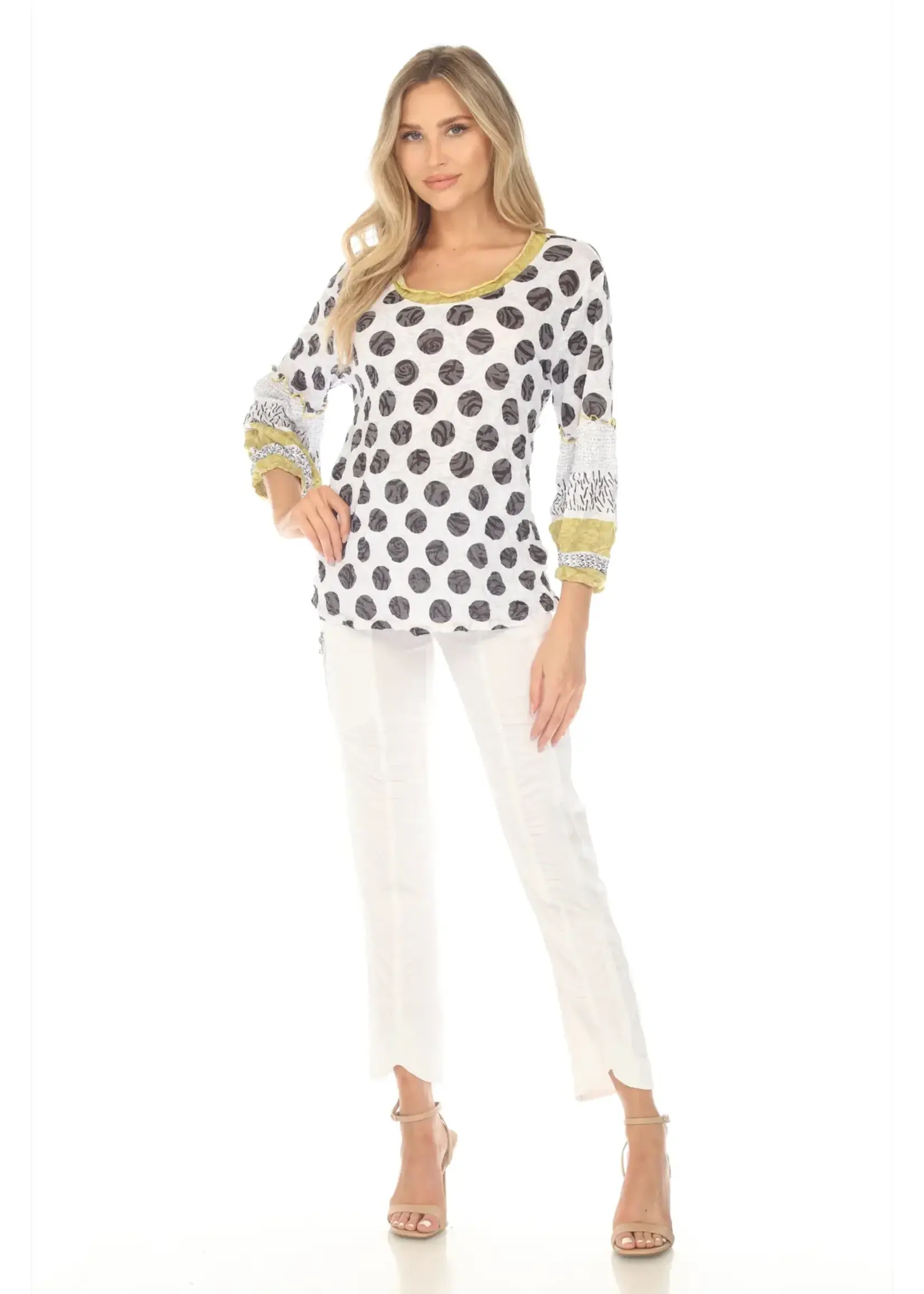 Carine Carla Top (Mixed Dots)