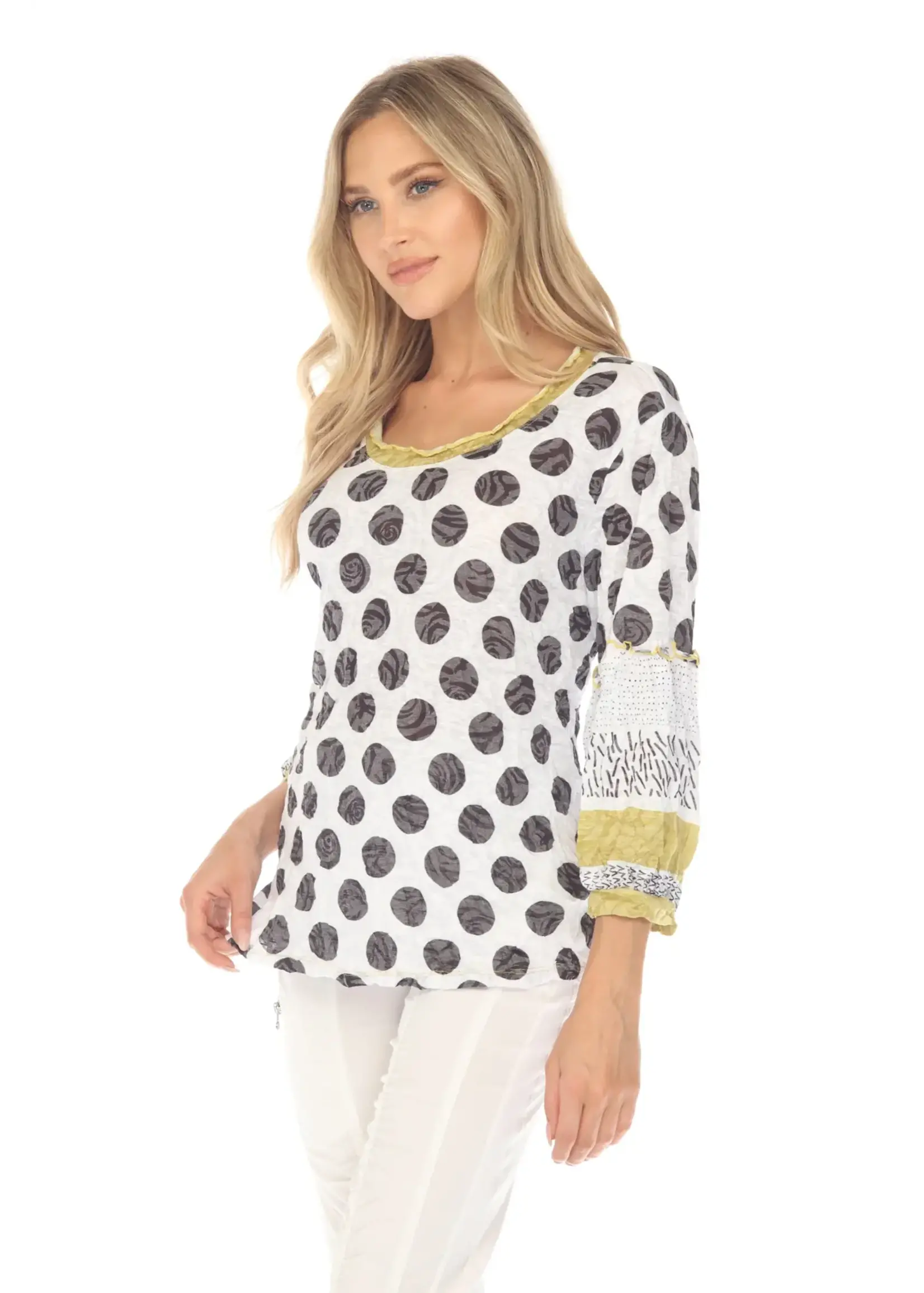 Carine Carla Top (Mixed Dots)