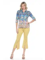 Carine Split Leg Pant (Mustard)