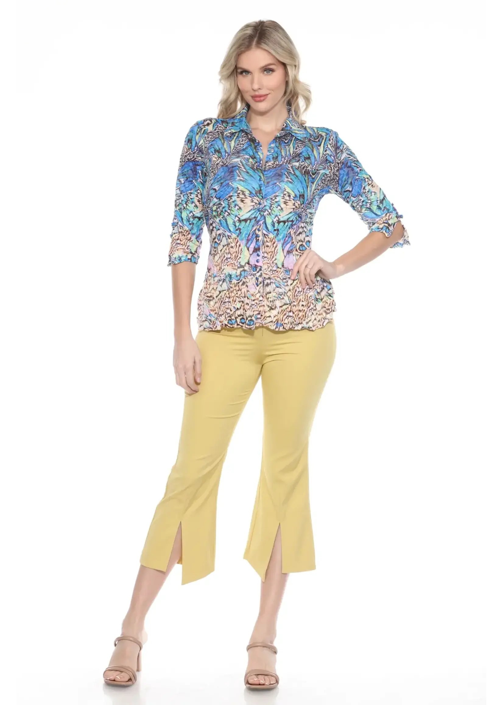 Carine Split Leg Pant (Mustard)