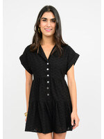 Uncle Frank Eyelet Romper (Black)