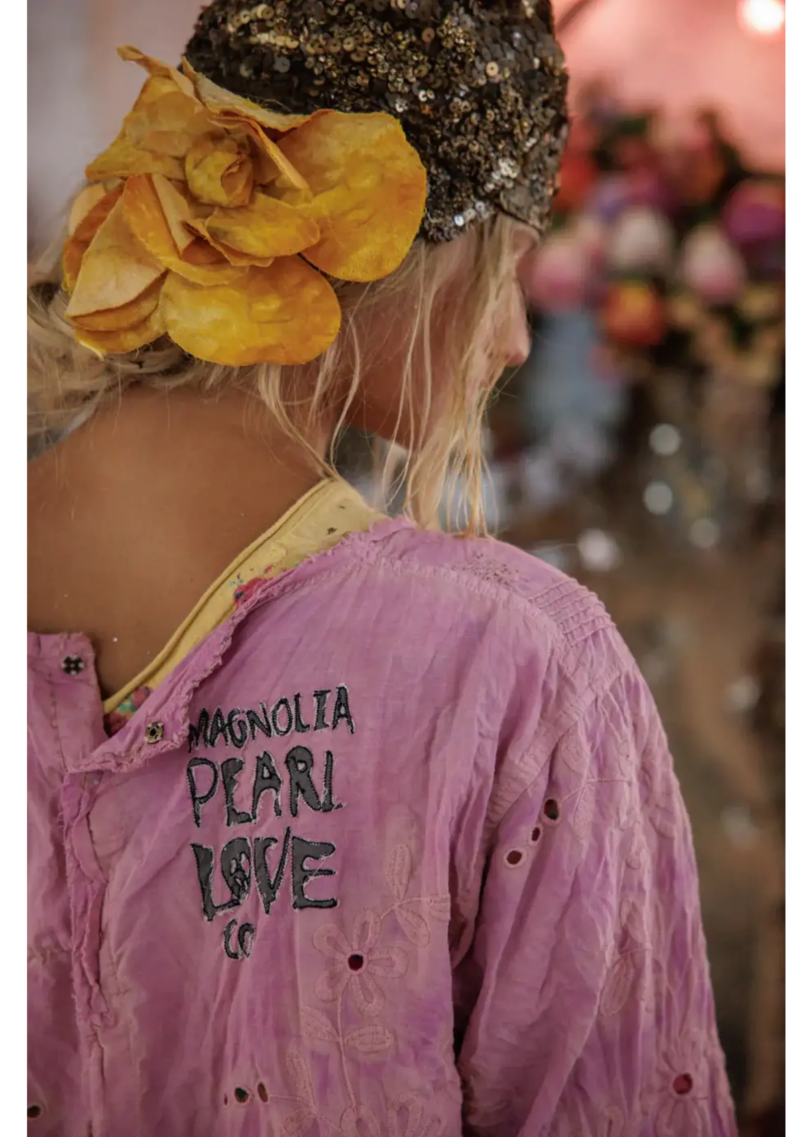 Magnolia Pearl Eyelet Wennie Blouse (Allium)