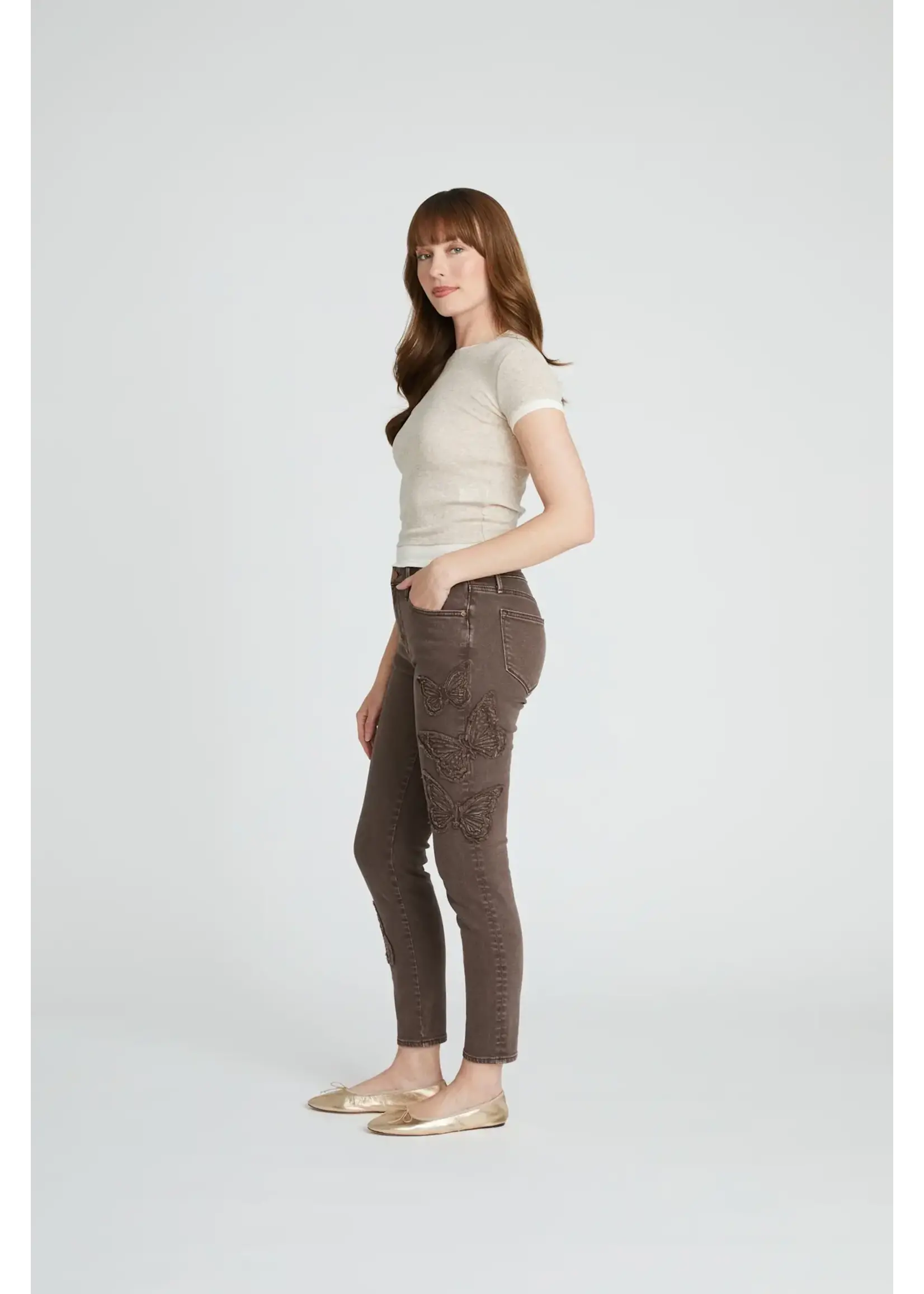 Driftwood Jackie X Butterfly Patchwork (Brown)