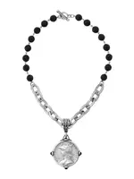 FRENCH KANDE Vivienne Necklace (Onyx)
