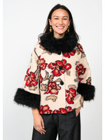 Ivy Jane Shadow Roses Jacket (Charcoal)