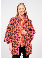 Ivy Jane Puff Pattern Jacket (Charcoal)