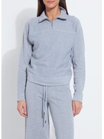 Lysse Viola Knit Lounge Sweatshirt (Grey)
