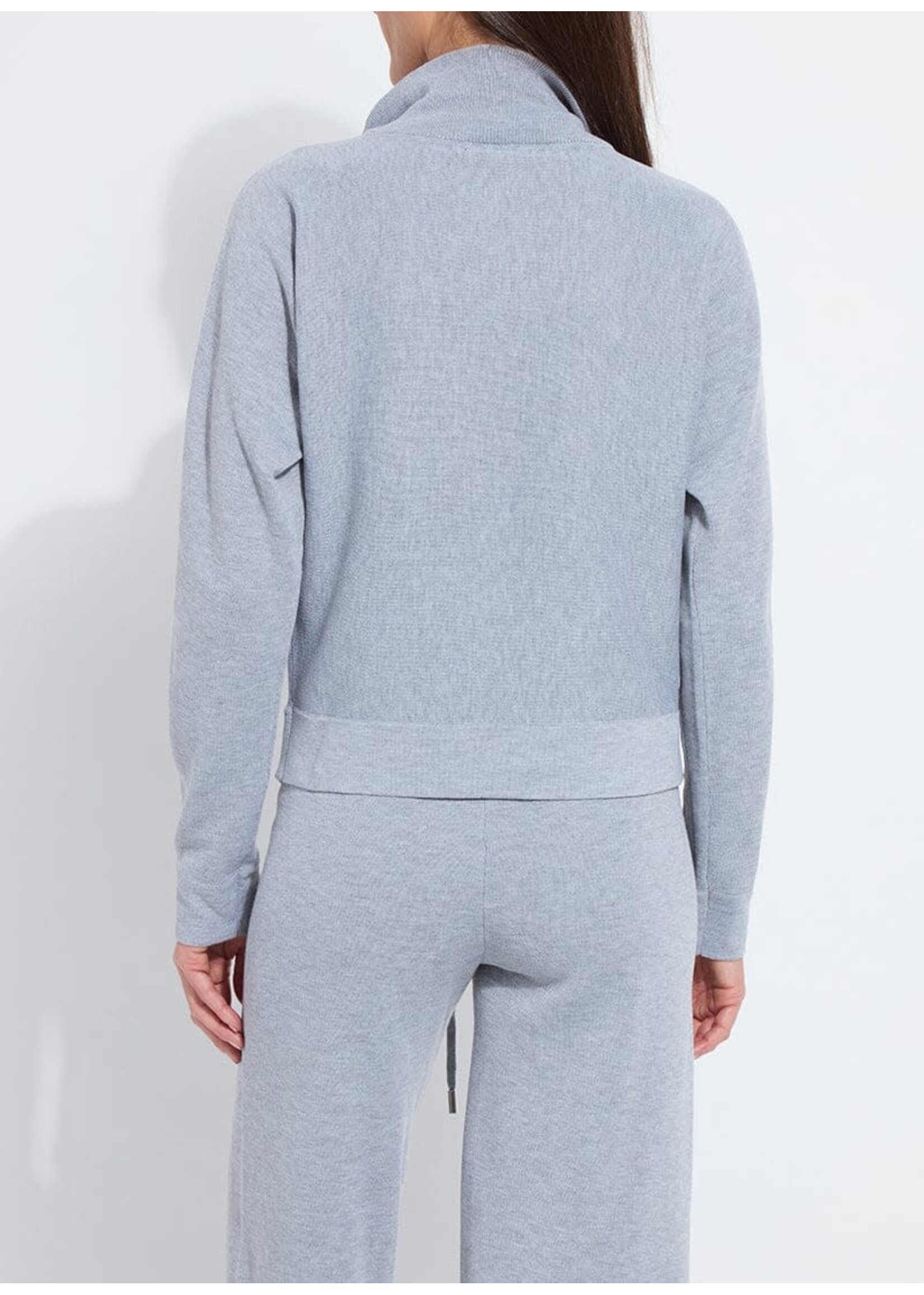 Lysse Viola Knit Lounge Sweatshirt (Grey)