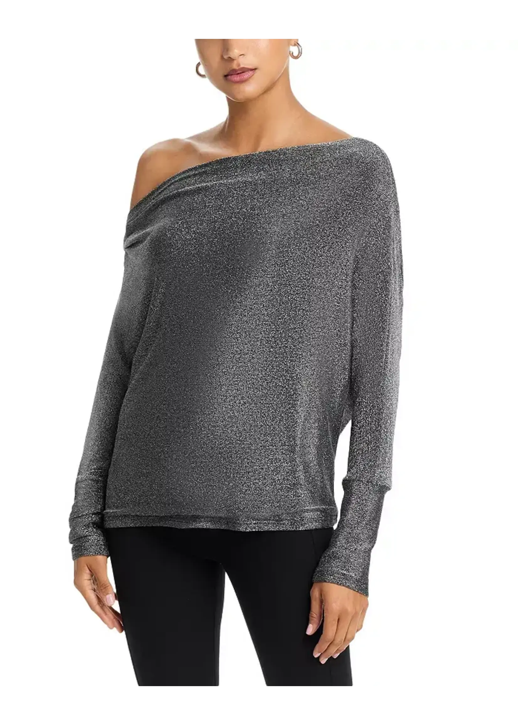 Six/Fifty Anywhere Top (Lurex Silver)