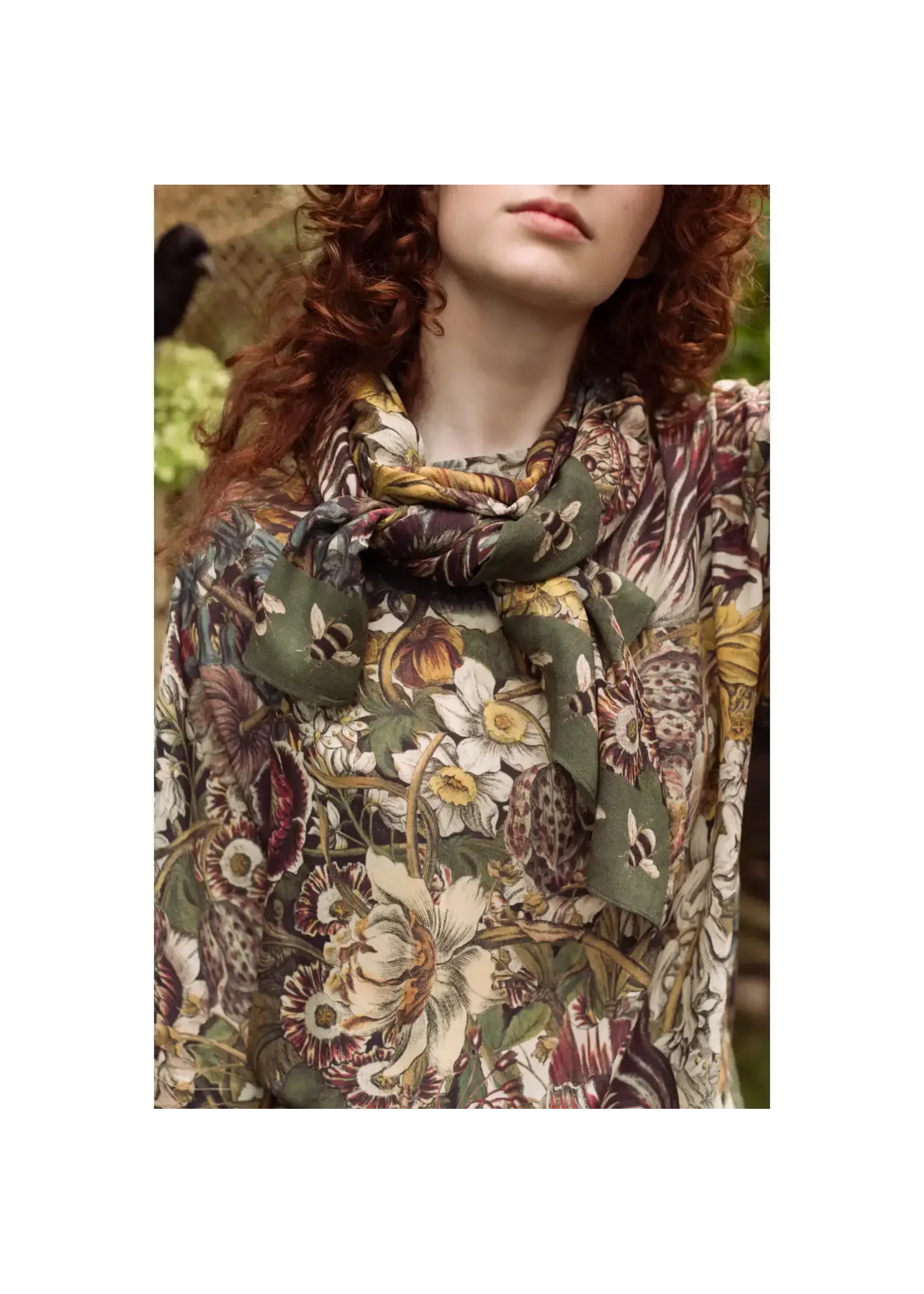 Market  Of Stars Love Grows Floral Scarf