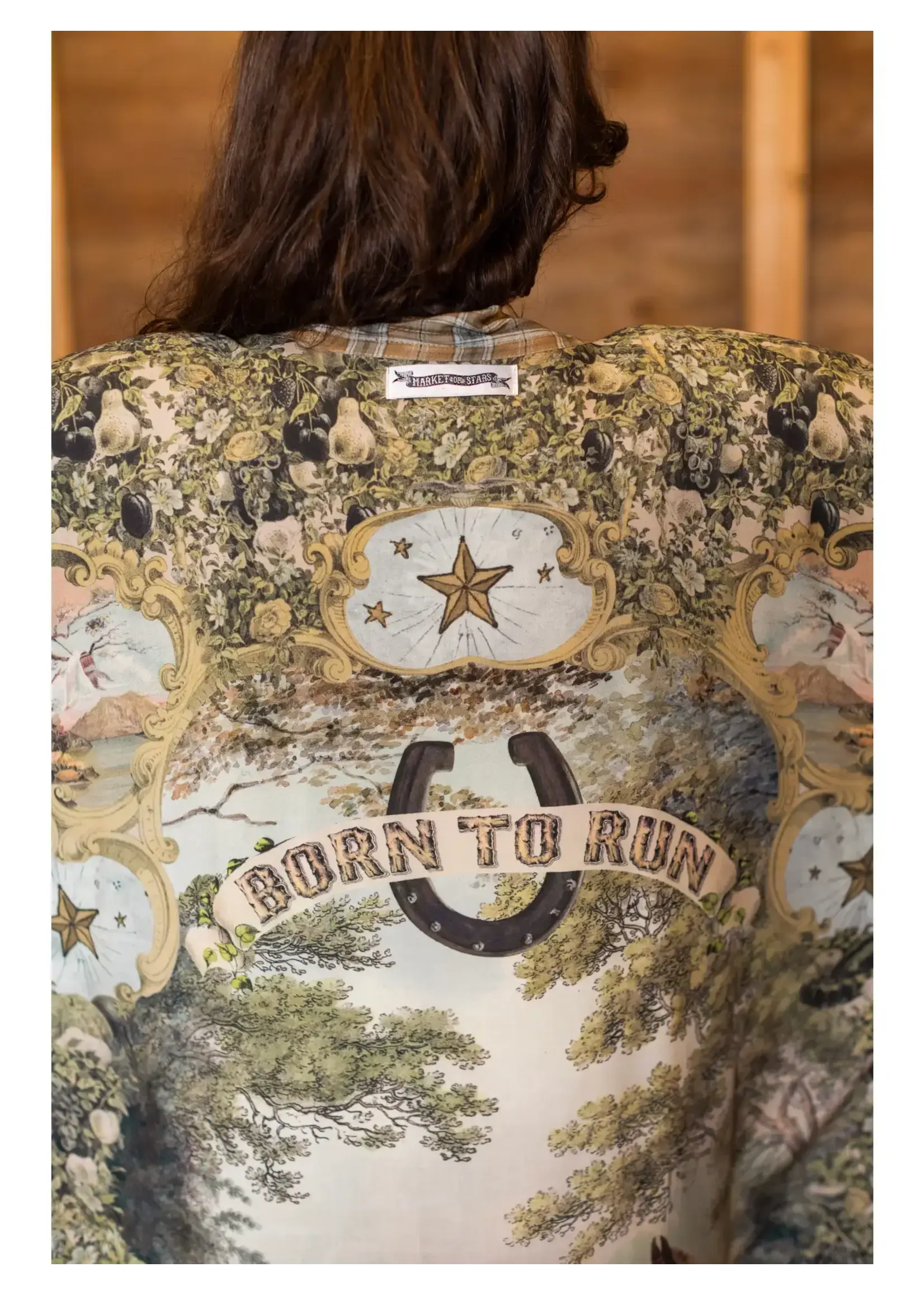 Market  Of Stars Born To Run Opera Duster w/ Horses (O/S)