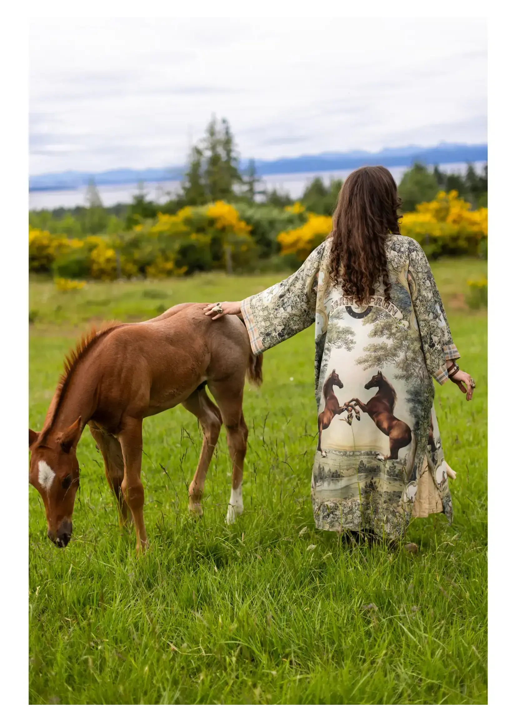 Market  Of Stars Born To Run Opera Duster w/ Horses (O/S)