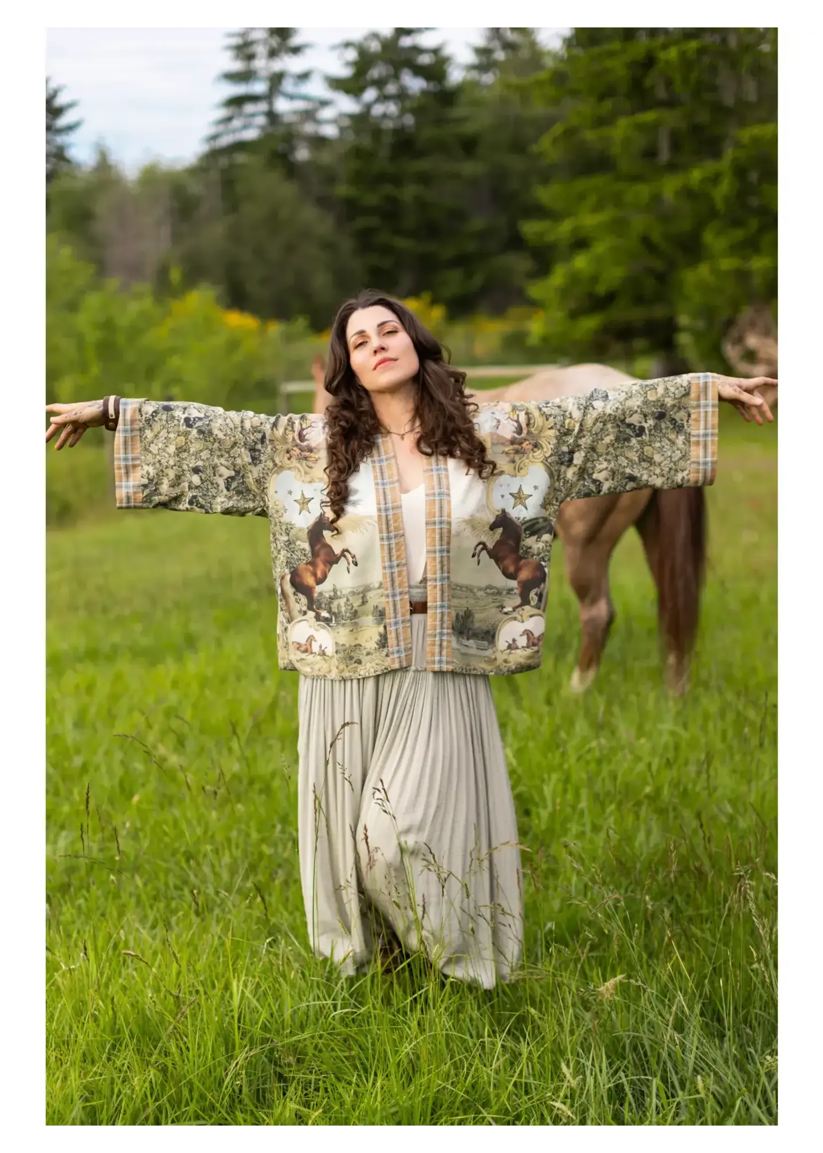 Market  Of Stars Born To Run Pixie Duster W/Horses (O/S)