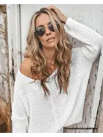 Wooden Ships Key West Chunky Crew Cotton (Breaker White)