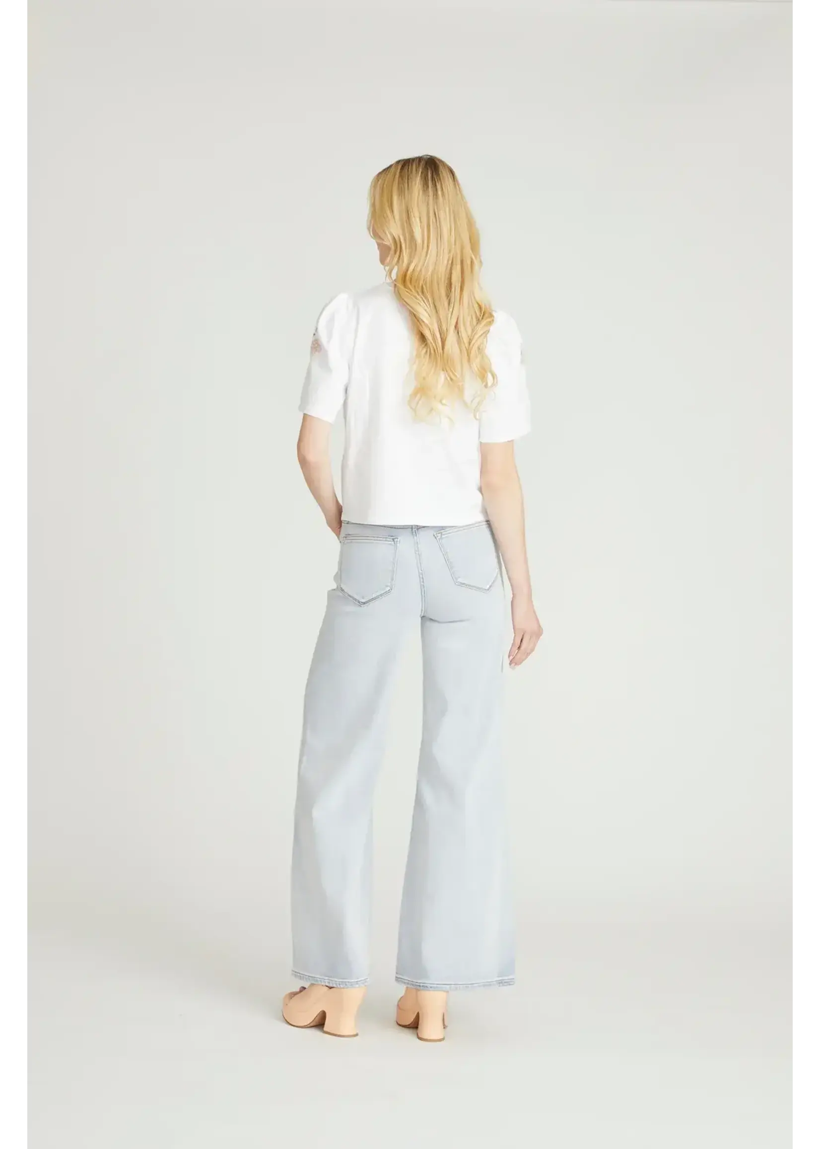 Driftwood Penelope X Faded Roses  Wide Leg