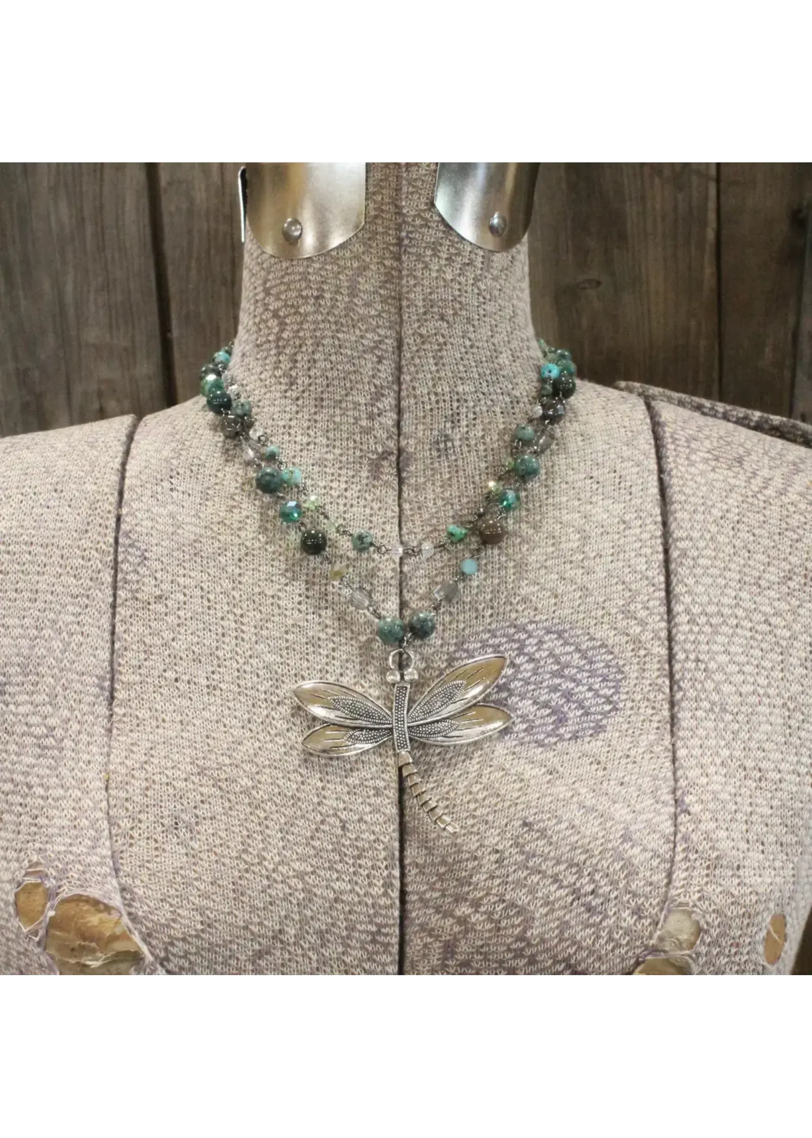 Primitive Peddler Above & Beyond Dragonfly Layered Necklace