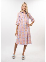 Uncle Frank Plaid Midi Swing Dress (Multi)