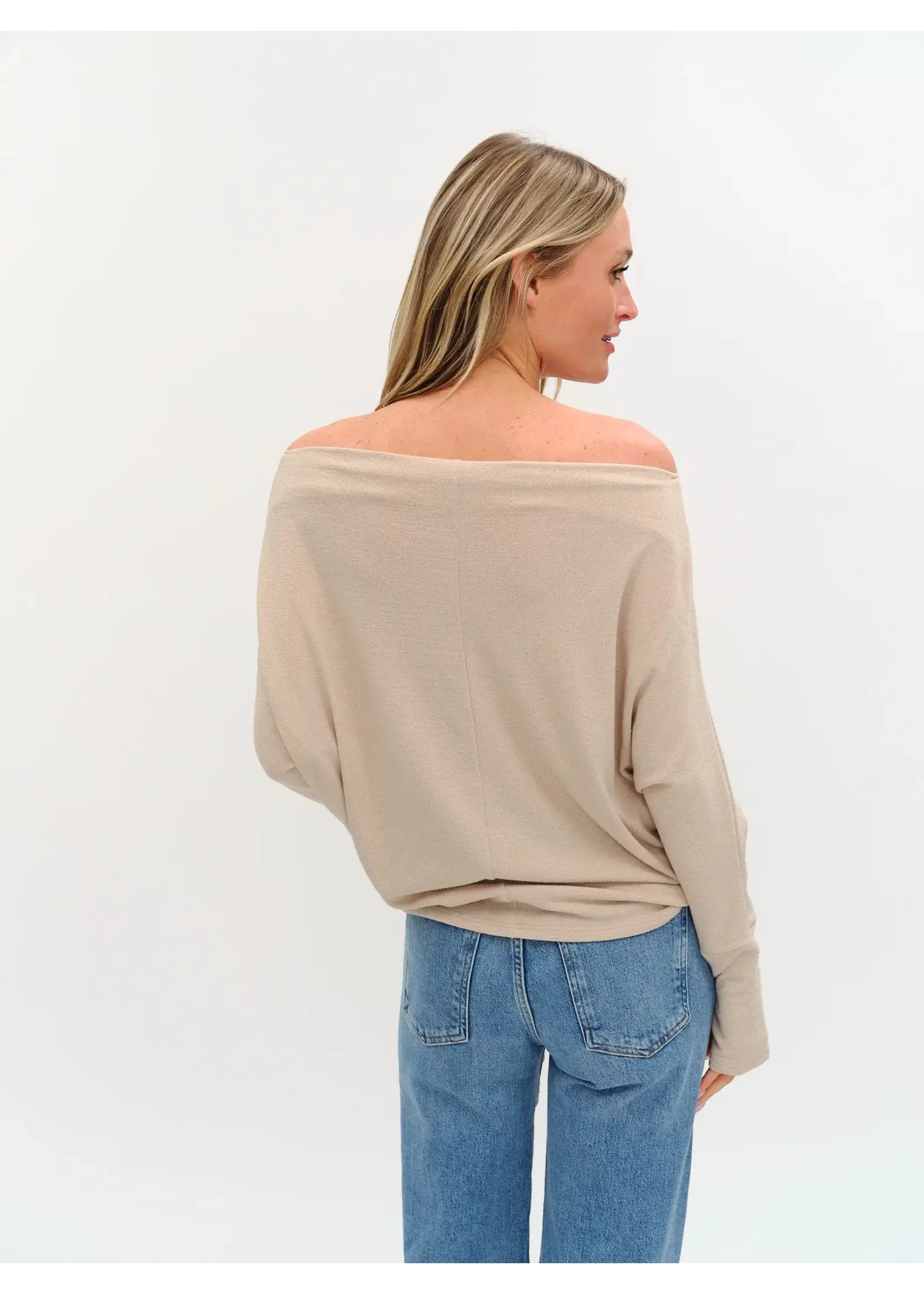 Six/Fifty Anywhere Top (Taupe)