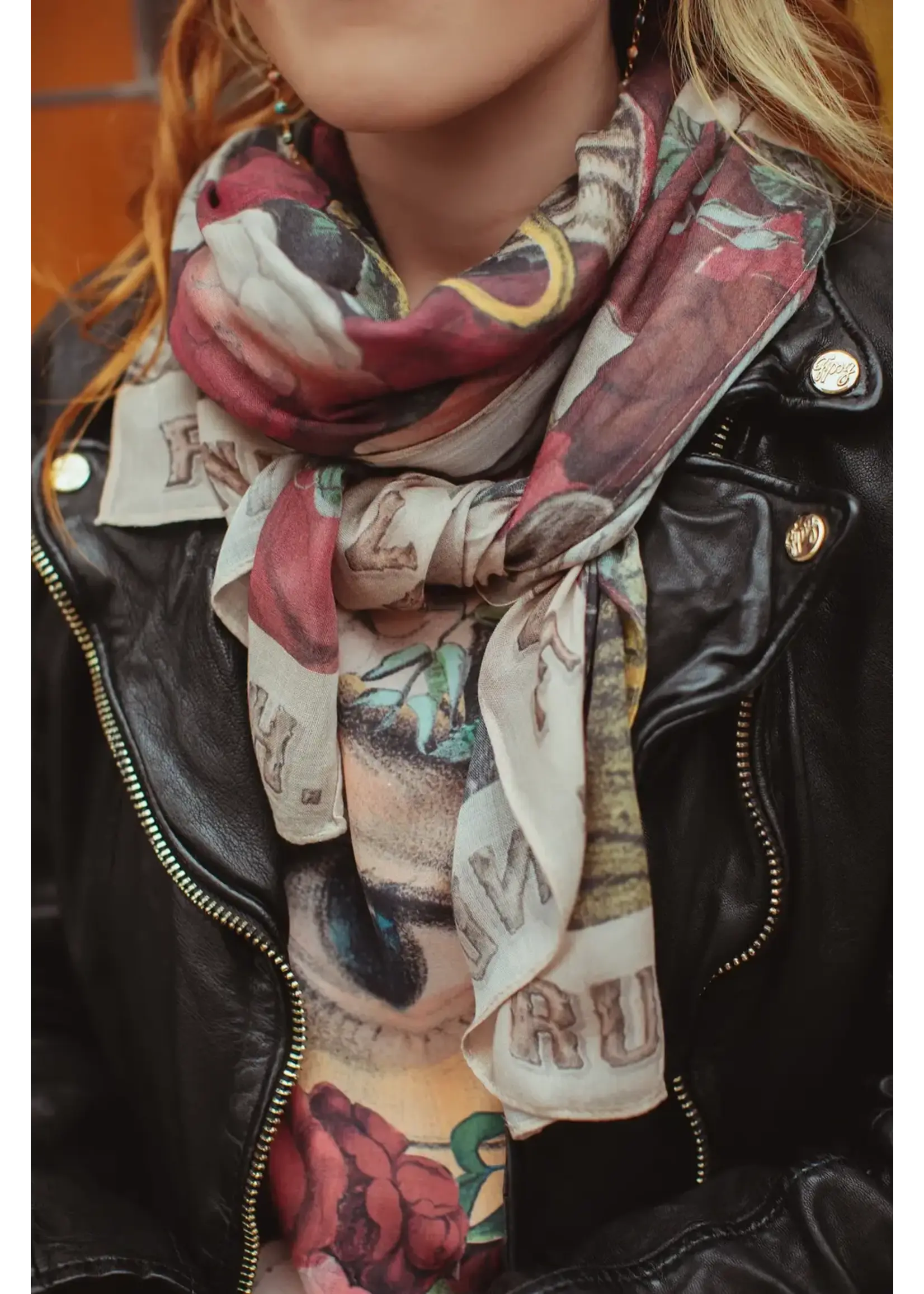 Market  Of Stars Friendship Love & Truth Bohemian Scarf