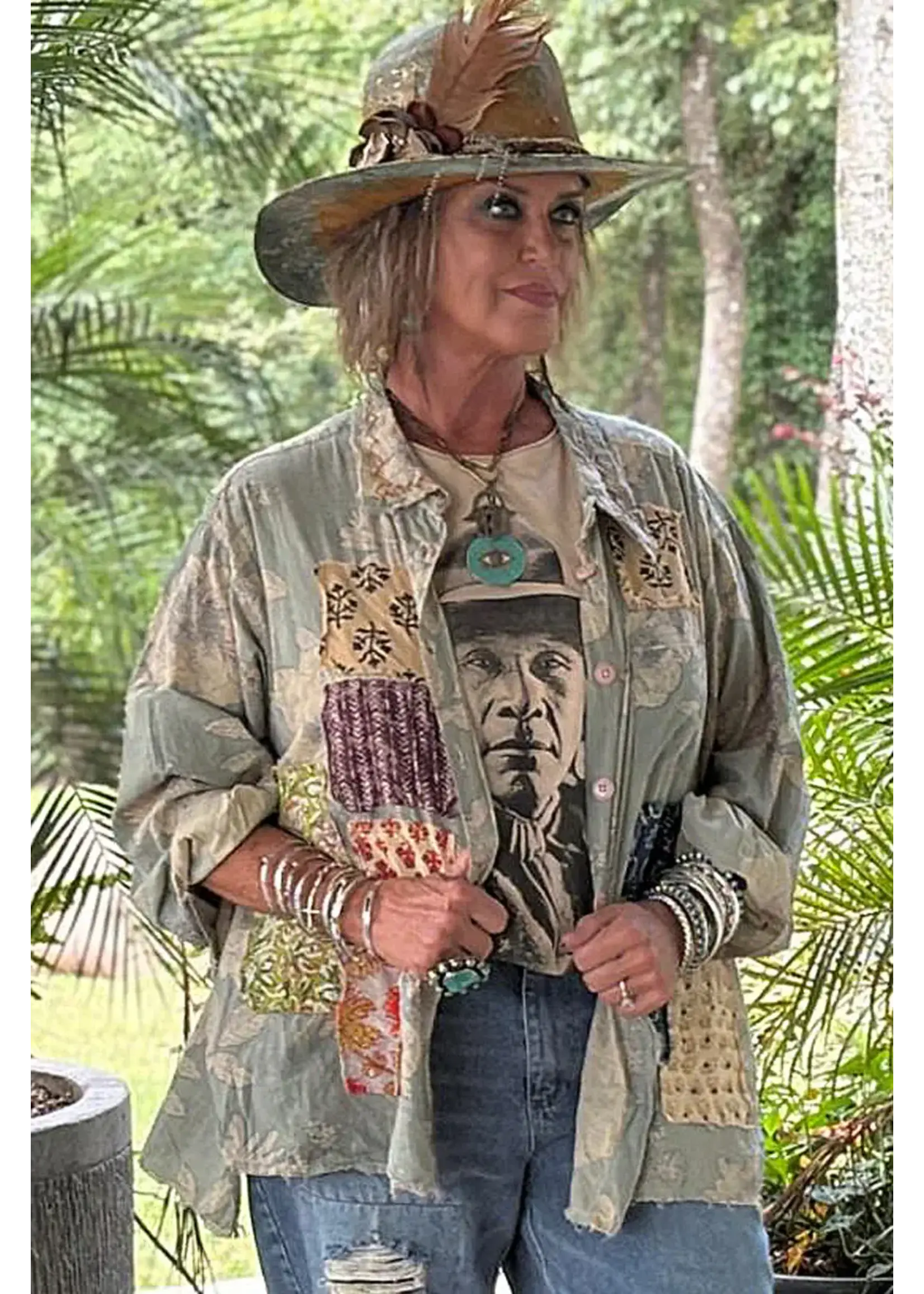 JADED GYPSY Full Bloom Top (Patch) O/S